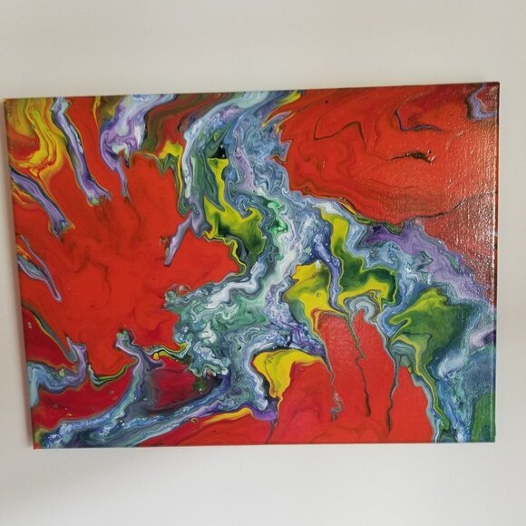 Abstract Acrylic Painting Original - Picture 6 of 9